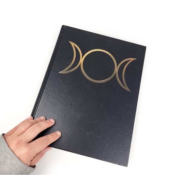 Moon Phase Blank Large Notebook - Picture 2 of 4